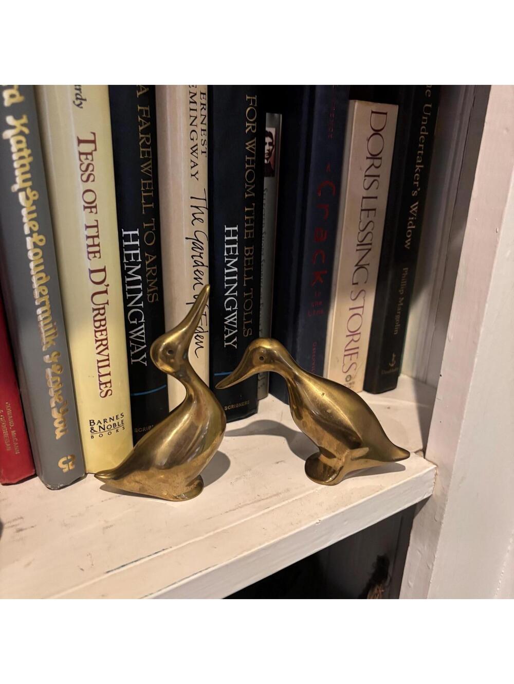 Pair of Brass Ducks